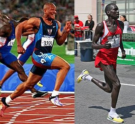 Sprint vs Marathon différents types de fibres musculaires